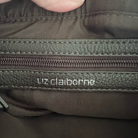 Liz Claiborne Brown Quilted Shoulder Bag - Picture 7 of 8